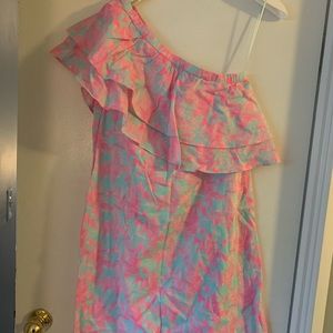 Vineyard Vines One Shoulder Dress
